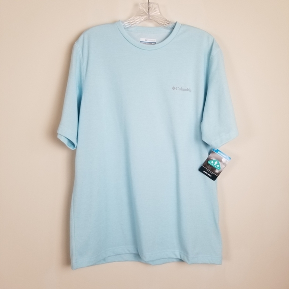 Columbia Omni-wick Thistletown Park Crew T Shirt Medium NWT - Picture 1 of 5